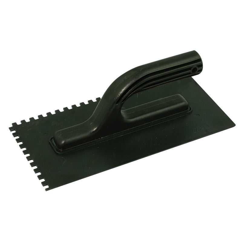 GLETIERA PLASTIC DINTATA CU MANER INGUST 270X130/12MM