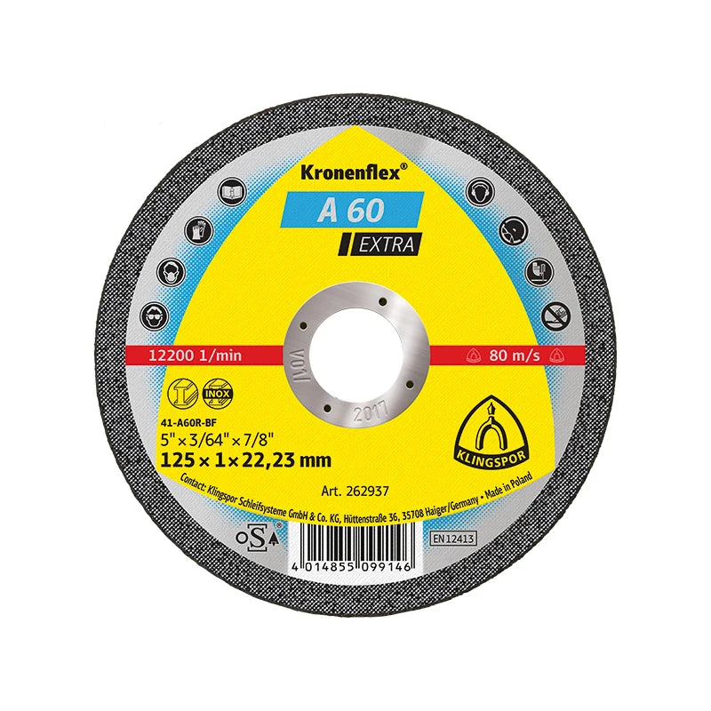 DISC KLINGSPOR A60S 125 x 1 mm