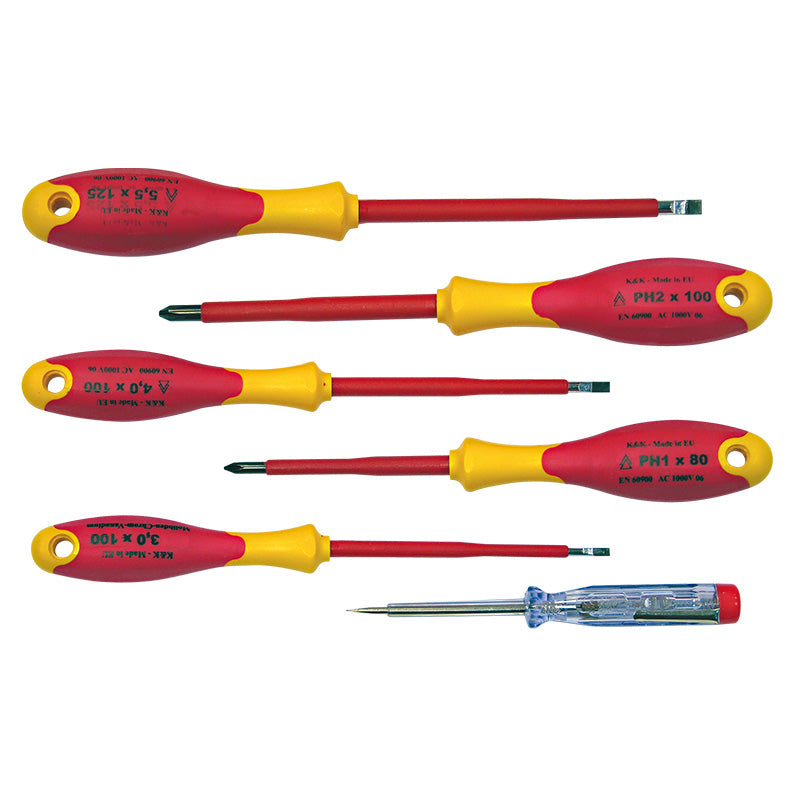 SET SURUBELNITE IZOLATE ABS PLATE SI PH + TESTER - 6P.