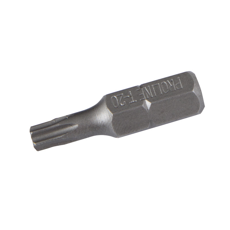 VARFURI TORX 1/4" / 25MM CU ORIFICIU - T6, 10/SET