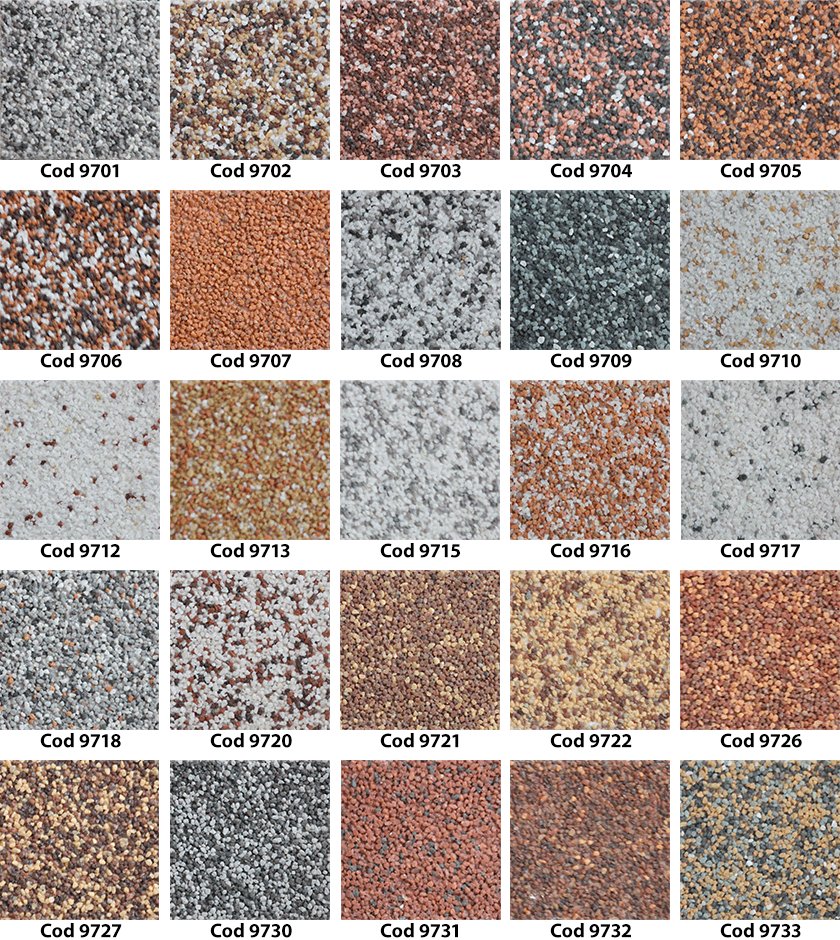 TENCUIALA DECORATIVA OSKAR MOSAIK 25KG