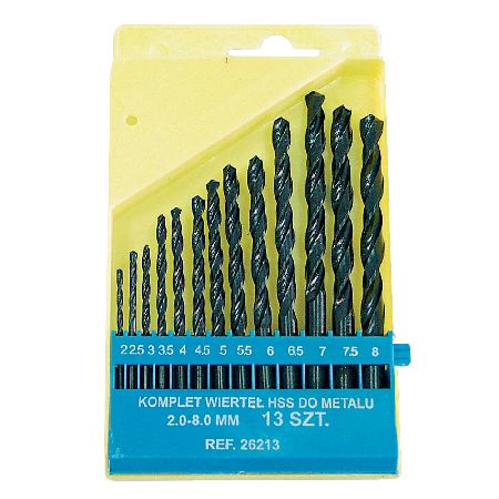 SET BURGHIE METAL HSS IN CASETA 1.5-6.5MM - 13P.