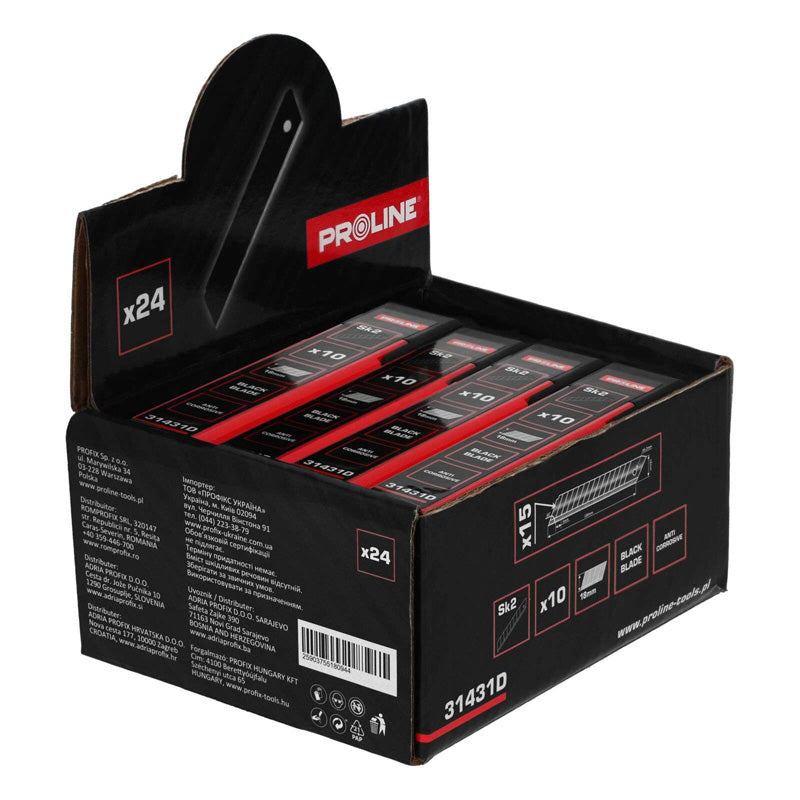 LAME CUTTER SK2-BRUN 15-SEGMENTE 18MM, 10/SET