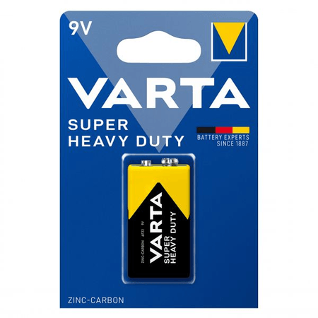 VARTA SUPER HEAVY DUTY 9V FOL X1