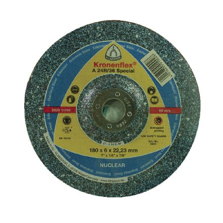 DISC POLIZARE DEPRESAT 180X6.0MM / A24EXTRA