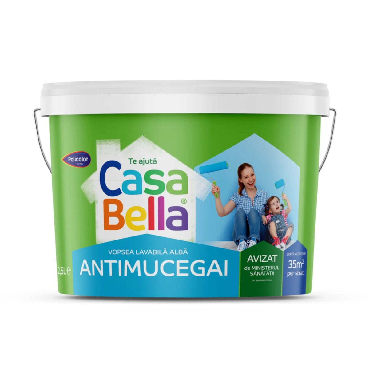 VAR LAVABIL CASABELLA ANTIMUCEGAI 2.5L