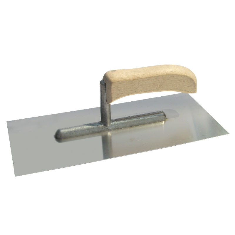 GLETIERA INOX CU MANER LEMN 270X130MM