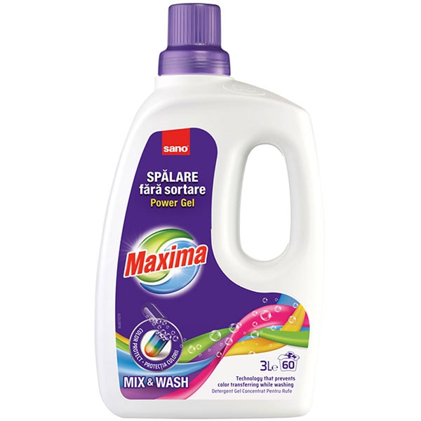 SANO MAXIMA POWER GEL MIX&WASH 3 L