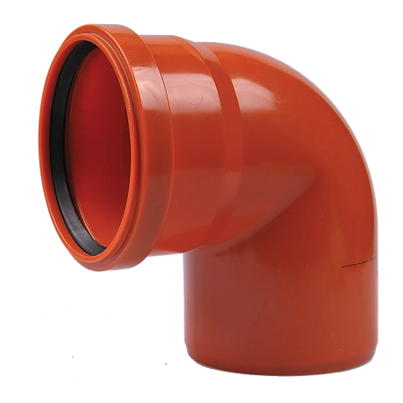 ORANGE PVC ELBOW 110X87*