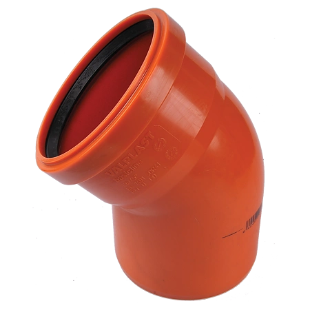 ORANGE PVC ELBOW 110X45*