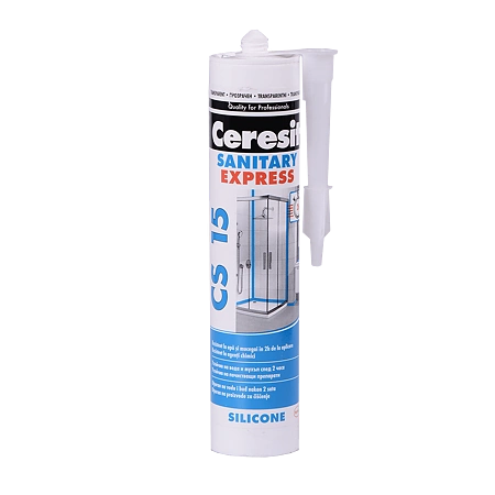 TRANSPARENT SANITARY SILICONE REQUIRED CS15