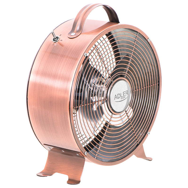 FLOOR FAN 17.5CM 2 SPEEDS METALLIC ADLE