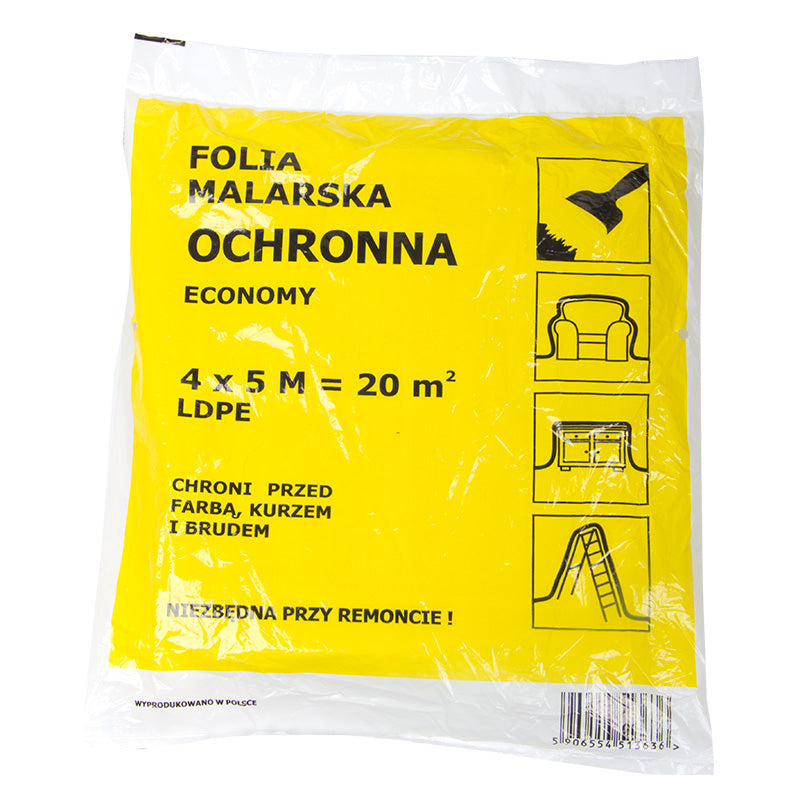 FOLIE PROTECTOARE 4X5M STANDARD / 20.0MICROMETRI