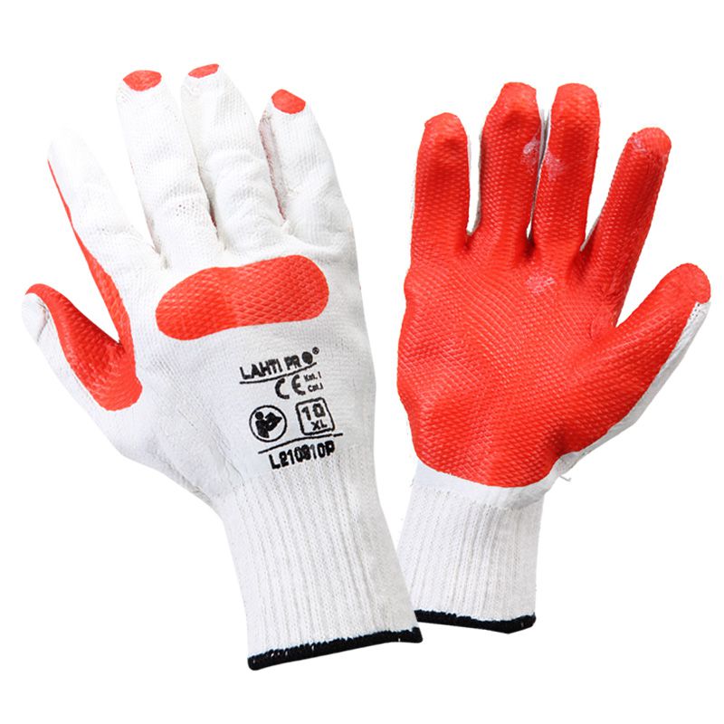 MANUSA LATEX CU POLIESTER-BUMBAC INTARITA DORSAL - 10