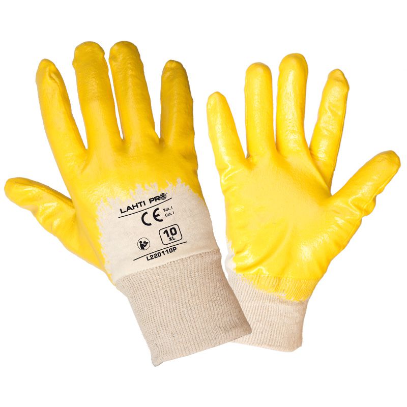 MANUSA NITRIL CU BUMBAC INVELITA DORSAL MODERAT - 8