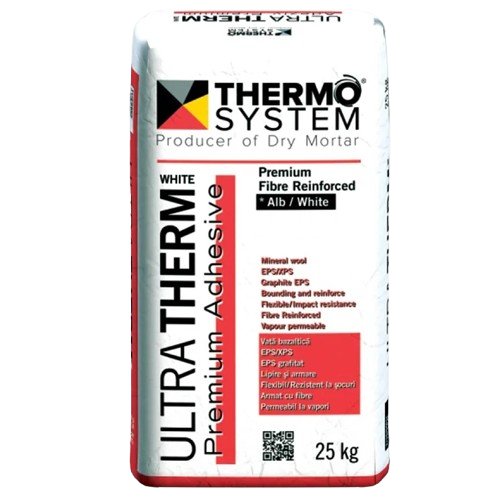 ADEZIV POLISTIREN SI VATA ULTRATHERM WHITE THERMOSYSTEM 25KG