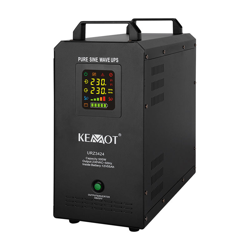 UPS CU SINUS PUR CU ACUMULATOR - 12V / 500W / 55AH