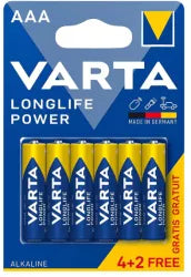VARTA LONGLIFE POWER AAA BLI X4+2