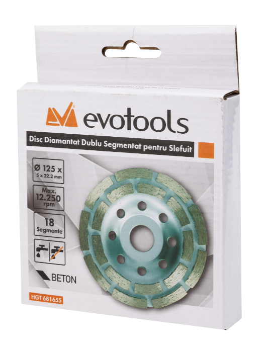 Disc Diamantat Dublu Segmentat pentru Slefuit Beton