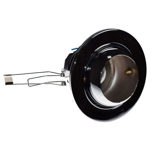 SPOT DL-720 60W CU DULIE E27 CULOARE NEGRU-CROM