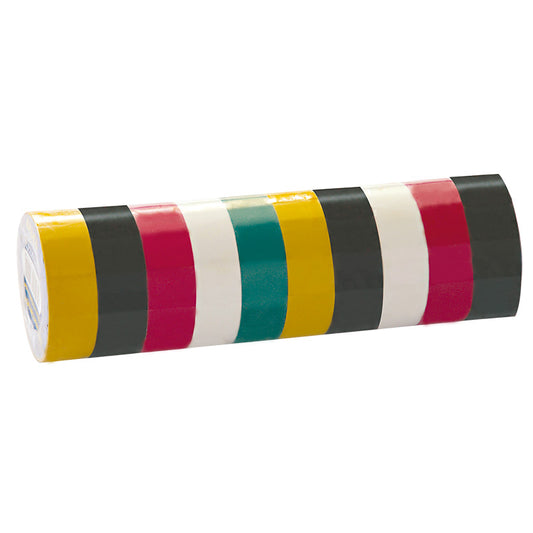 BENZI IZOLATOARE MULTICOLOR 19X0.13MM / 3M, 6/SET
