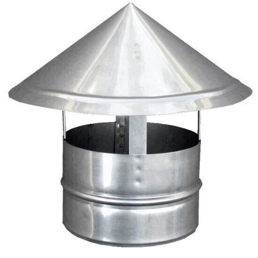 STAINLESS STEEL Chimney Terminal Cover / D [mm]: 120