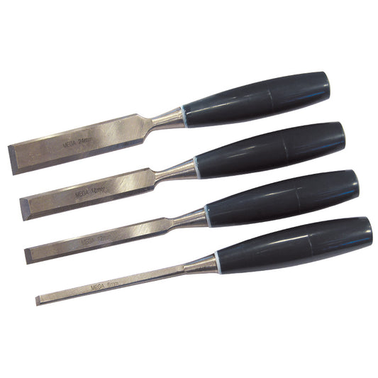 SET DALTI LEMN CU MANER PLASTIC - 4P.