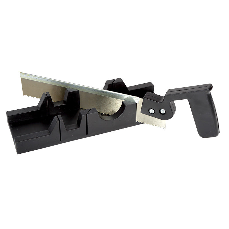 CUTIE TAIERE UNGHI DIN PLASTIC CU FIERASTRAU 300X65MM