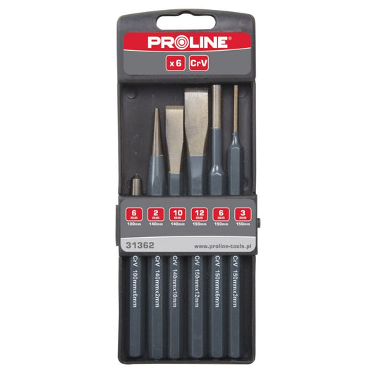 SET DALTI-DORNURI-PUNCTATOARE CR-VA PENTRU METAL - 6P.