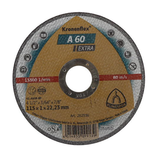 DISC DEBITARE METAL 125X1.0MM / A60EXTRA