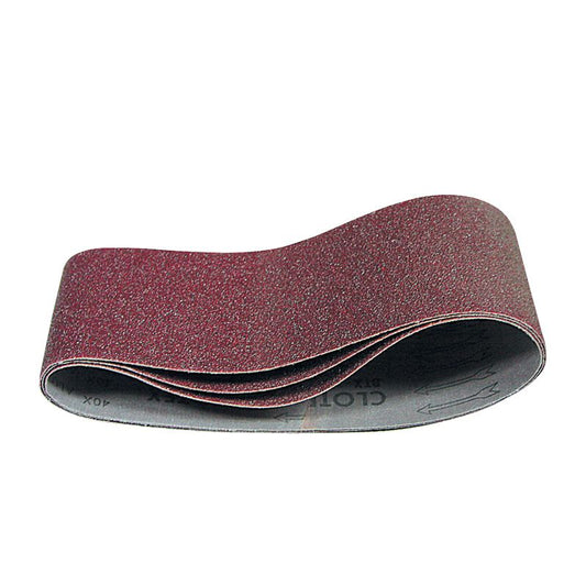 BANDA CIRCULARA ABRAZIVA 100X610MM - GR.120, 10/SET