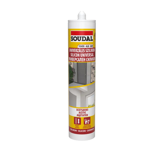 SOUDAL WHITE UNIVERSAL SILICONE 280ML