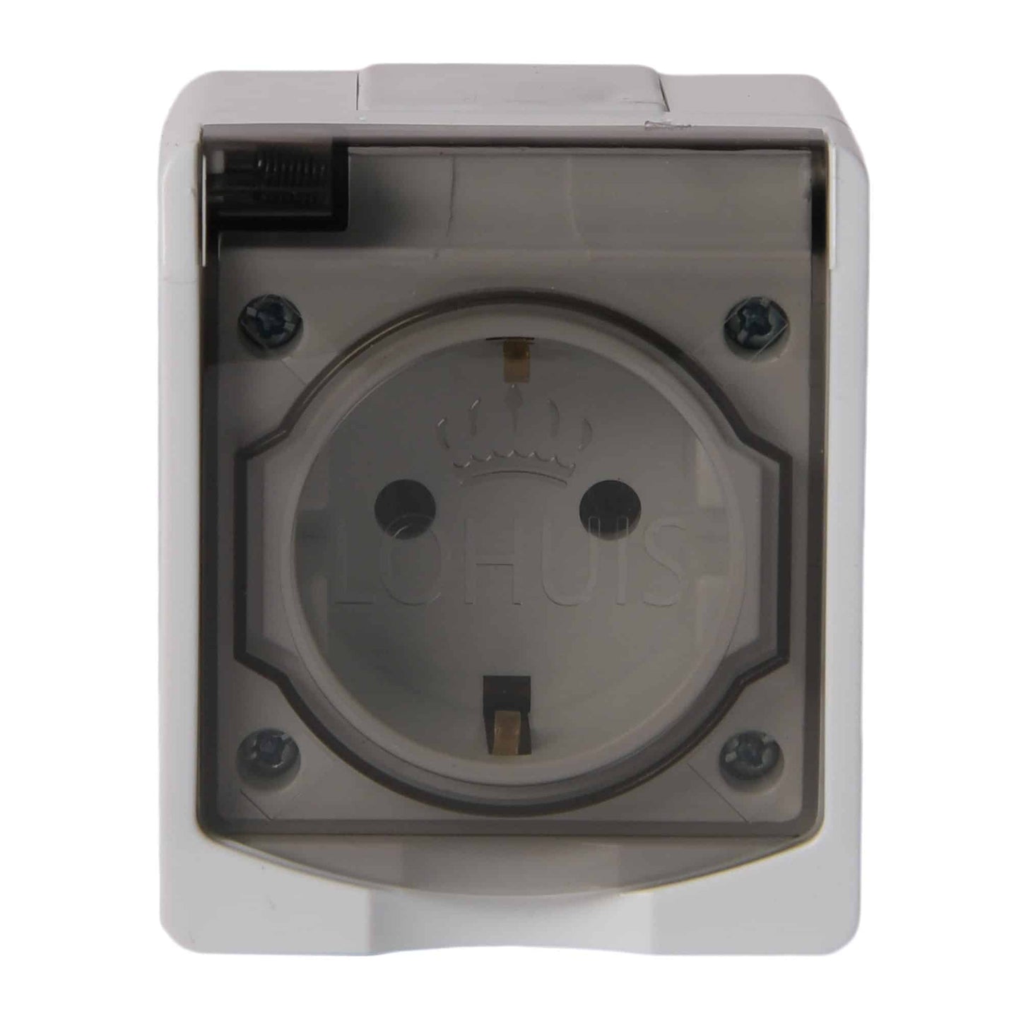 SIMPLE SOCKET PT+COVER IP55 16A PACIFIC 32252 ELVON+TV0.15
