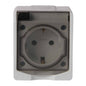 SIMPLE SOCKET PT+COVER IP55 16A PACIFIC 32252 ELVON+TV0.15