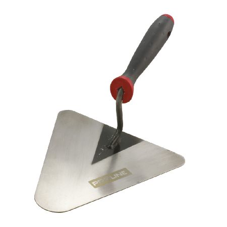 MISTRIE OTEL TRIUNGHIULARA CU MANER GUMAT 160X150MM