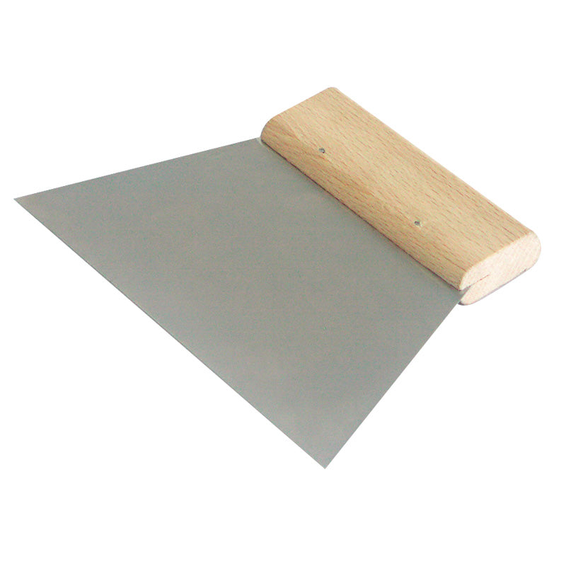 SPATULA INOX CU MANER LEMN 250MM