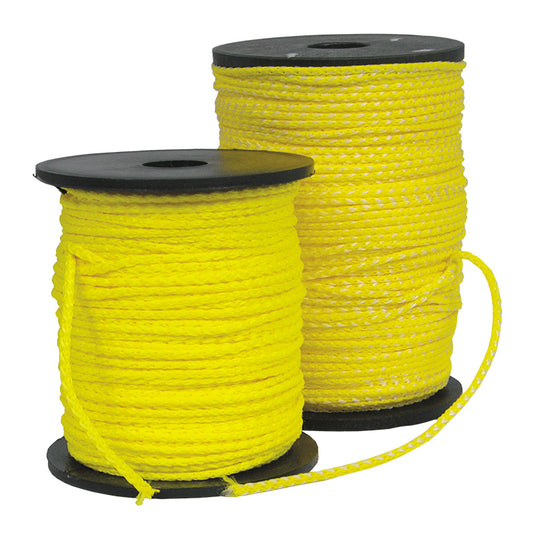 FIR ZIDARIE GALBEN DIN POLIPROPILENA 1.7MM / 100M