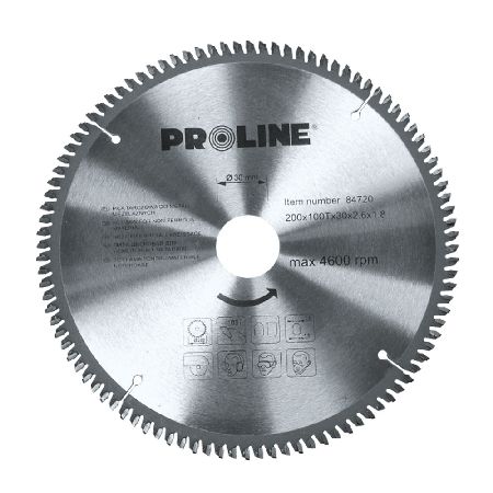 DISC CIRCULAR PENTRU METAL CU DINTI VIDIA 200MM / 100D.