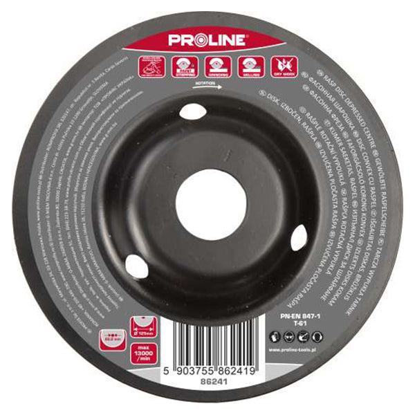 DISC RASPEL DEPRESAT / ASPRU - 125MM