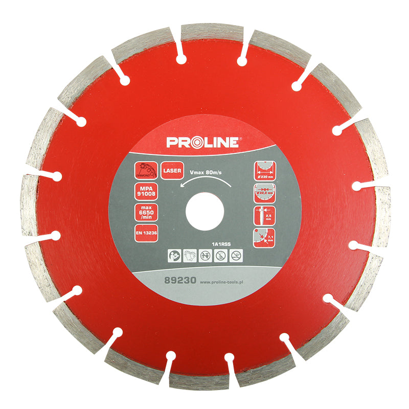 DISC DIAMANTAT SEGMENTAT LASER UNIVERSAL 350MM / 25.4MM