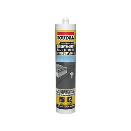 SOUDAL BLACK MASTIC BITUMEN SILICONE 280ML