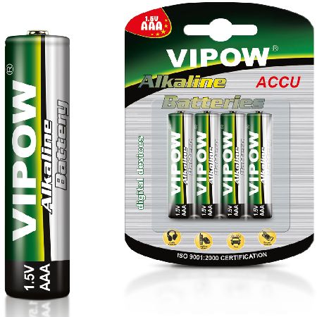 BATERIE ALCALINA 1.5V AAA-LR03 / BLISTER, 4/SET