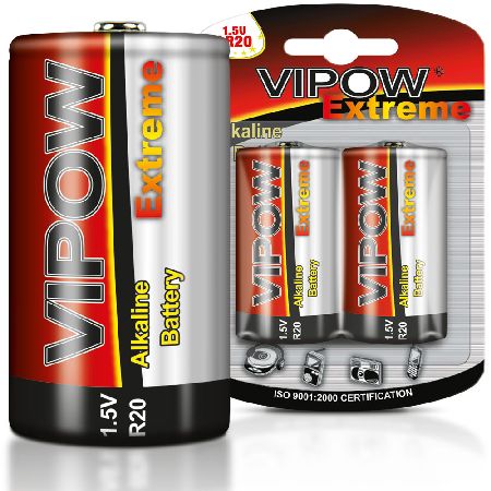 BATERIE SUPER-ALCALINA 1.5V D-LR20 / BLISTER, 2/SET
