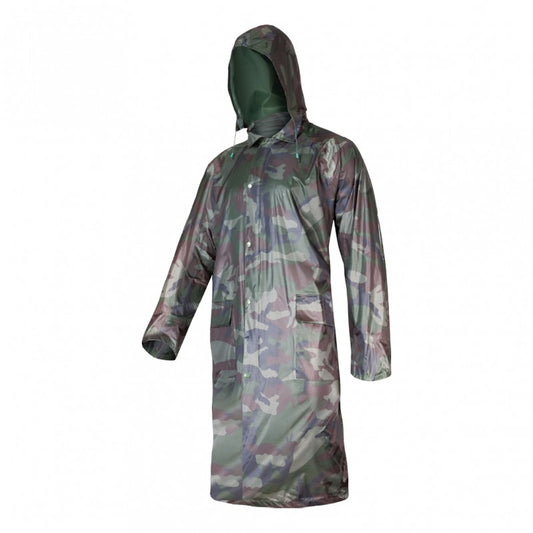 PELERINA PLOAIE CU NASTURI SI FERMOAR / CAMUFLAJ
