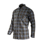 CAMASA FLANEL CU CAROURI GROASA / GRI - M