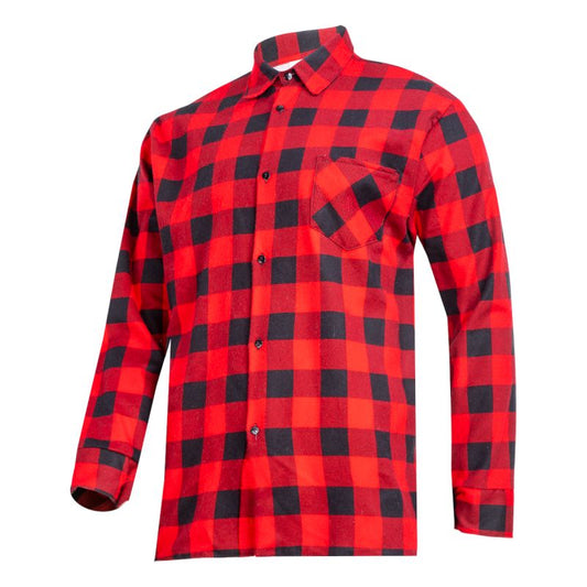 CAMASA FLANEL CU CAROURI / ROSU - L/H-176
