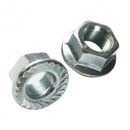 PIULITE ZINCATE HEXAGONALE CU FLANSA M10, 500/SET