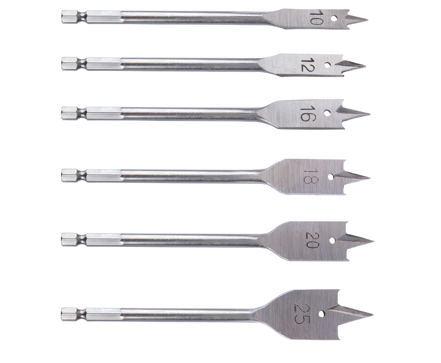 Burghiu Lemn Plat 6 Pcs 1103