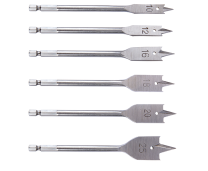Burghiu Lemn Plat 6 Pcs 1103