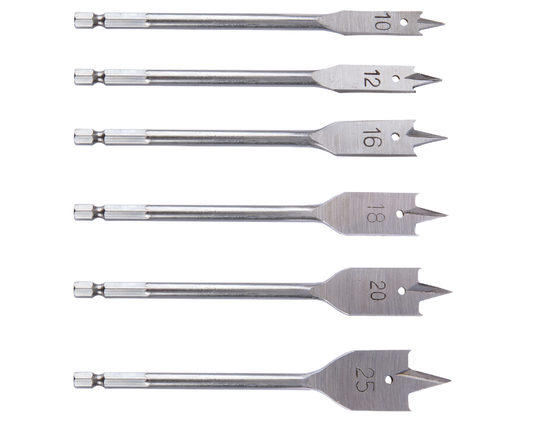 Burghiu Lemn Plat 6 Pcs 1103